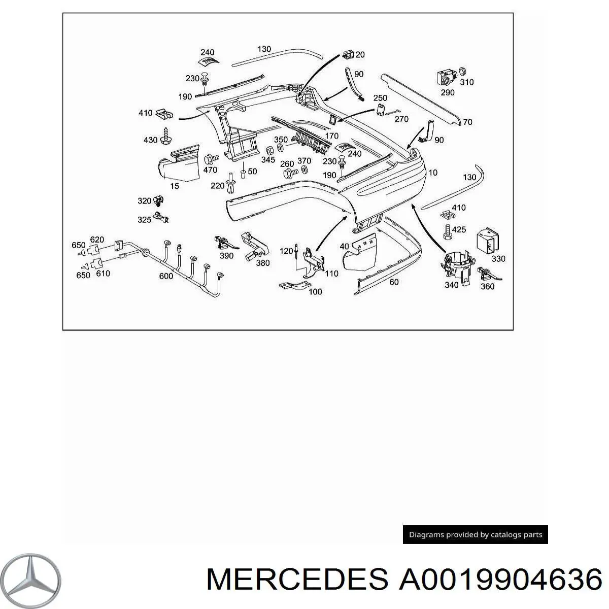  Mercedes A0019904636 ціна, від 2.19 USD
