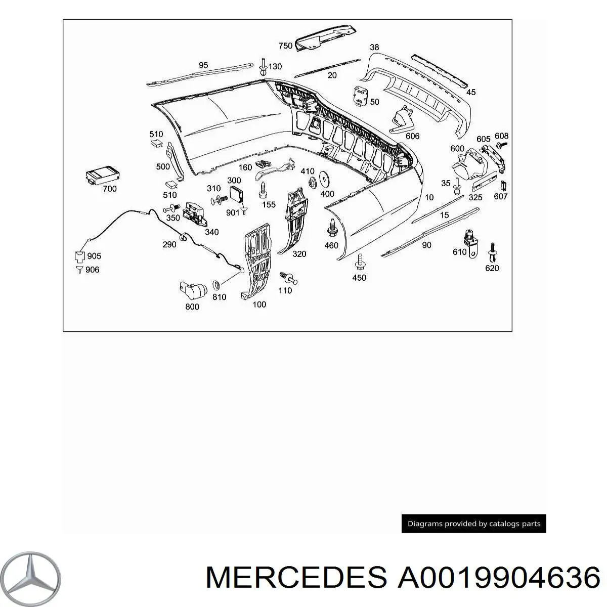 A0019904636 Mercedes 