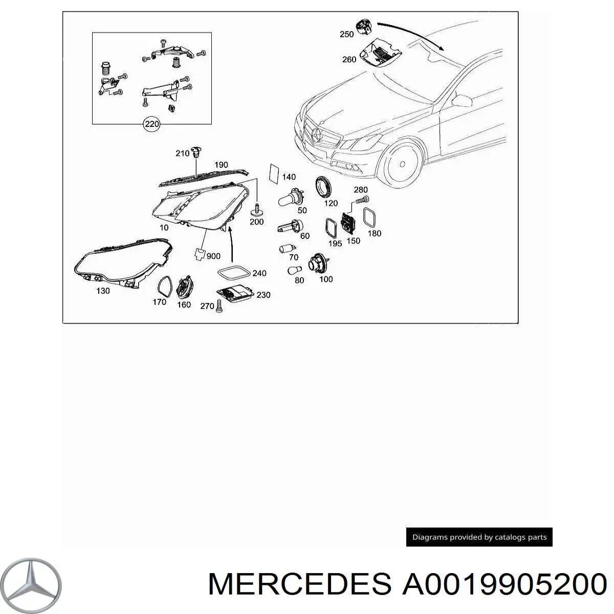  A0019905200 Mercedes