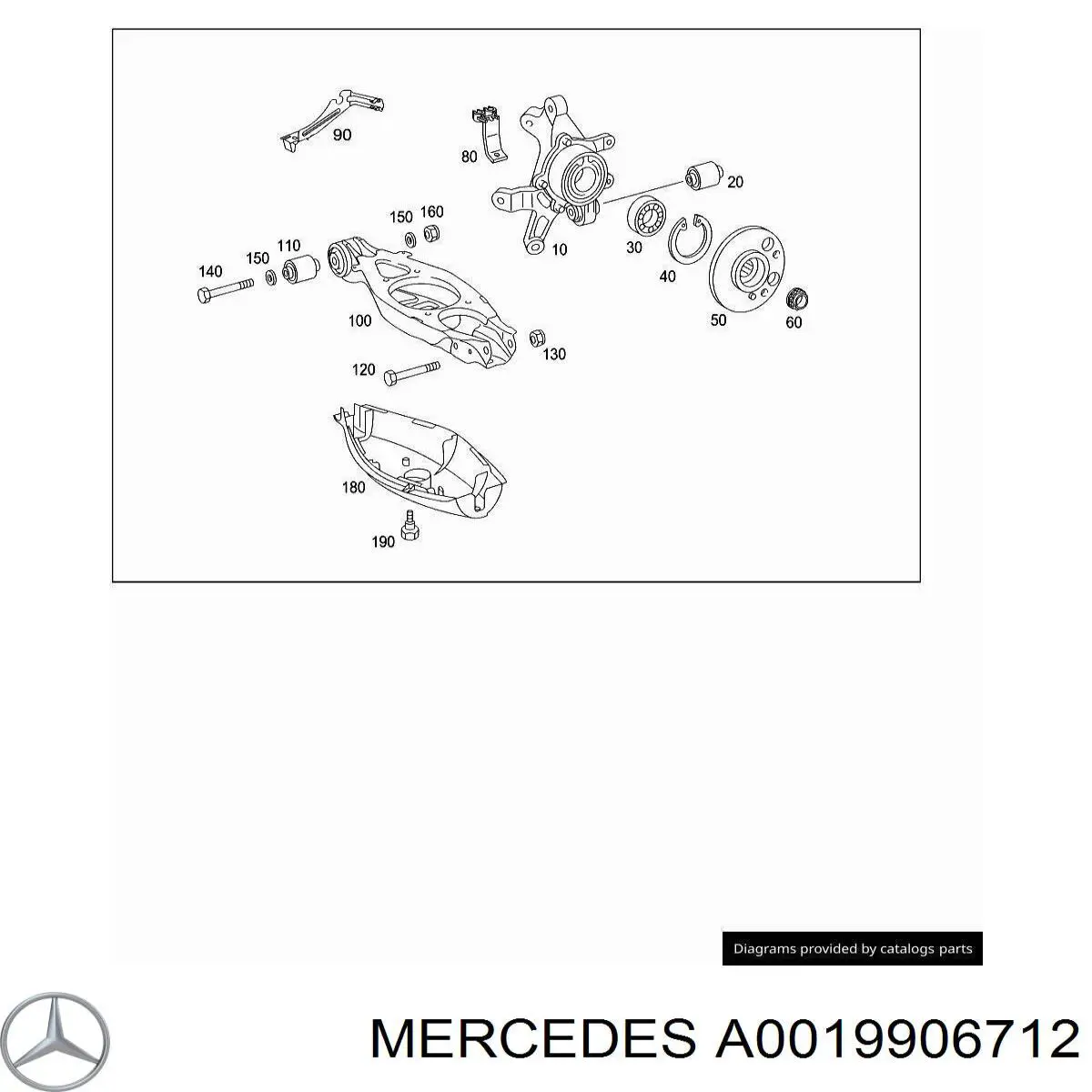  Mercedes A0019906712 ціна, від  USD