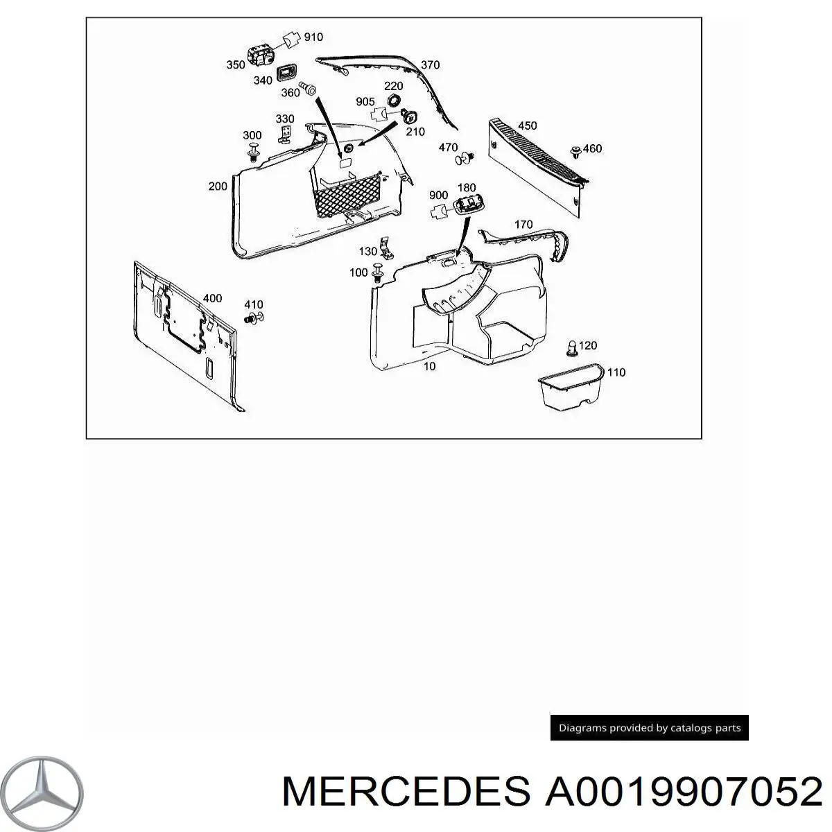  A0019907052 Mercedes