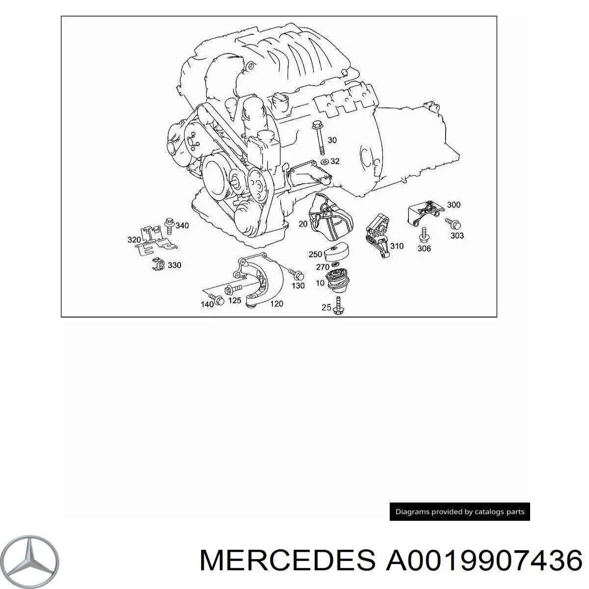  0019907436 Mercedes