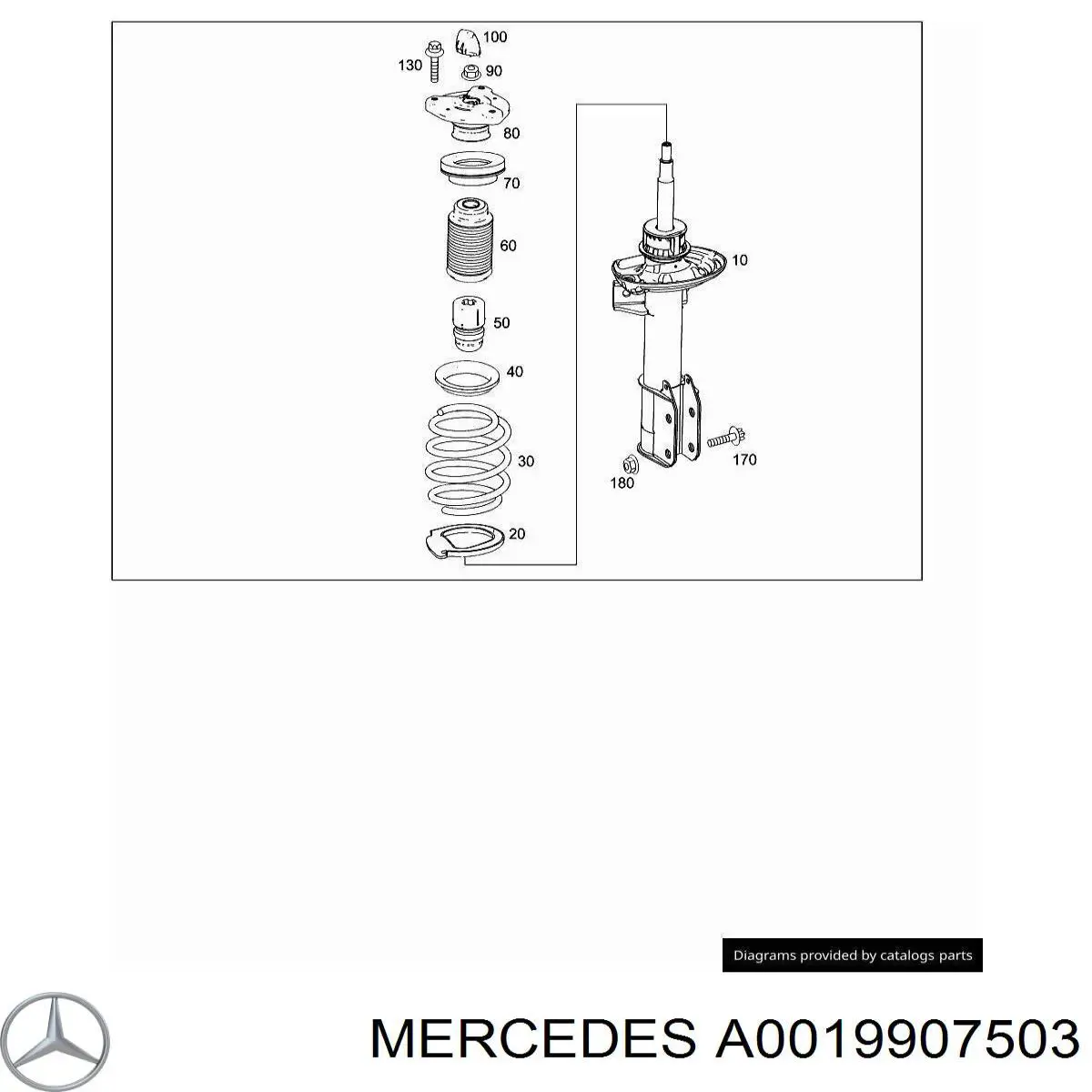 A0019907503 Mercedes 