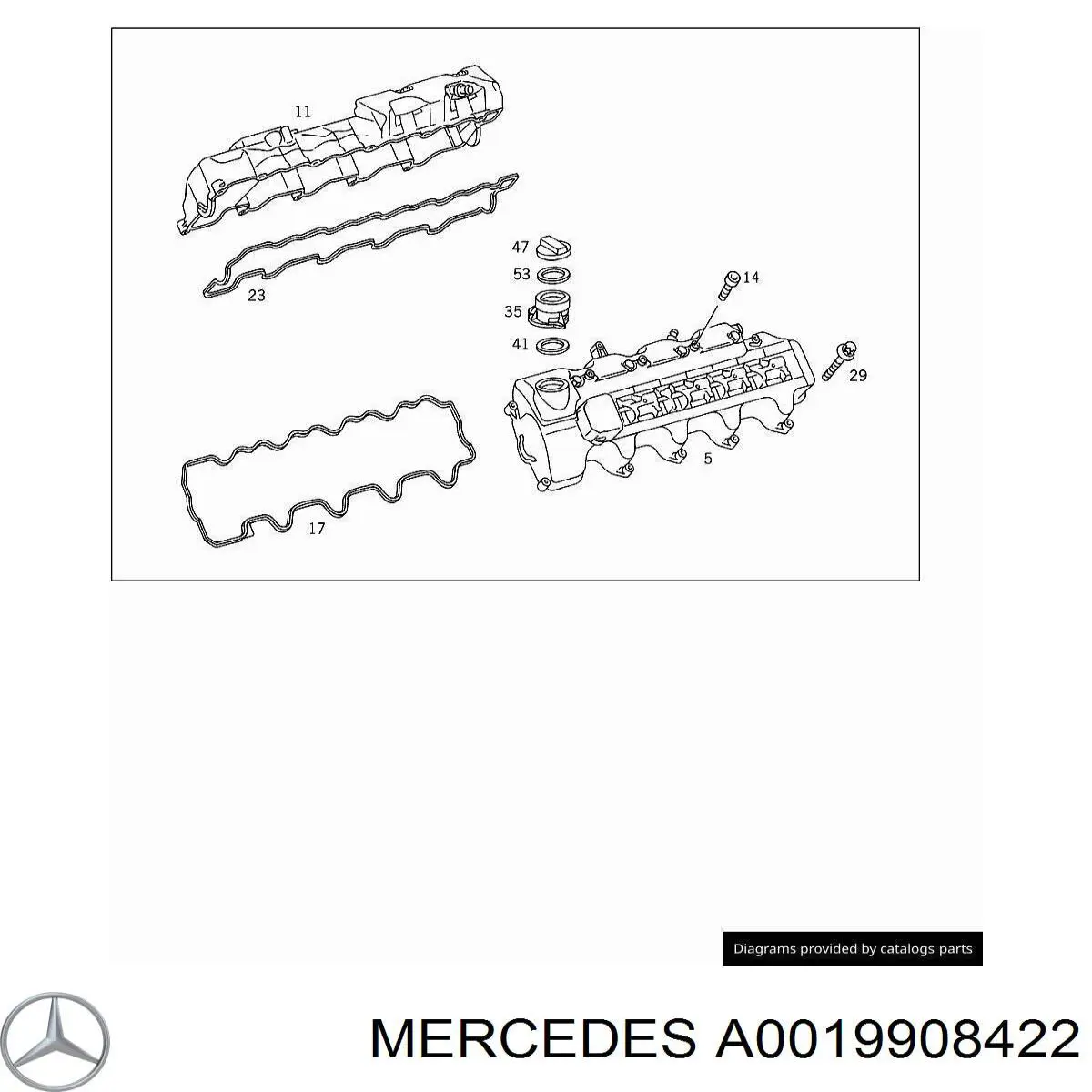  0019908422 Mercedes