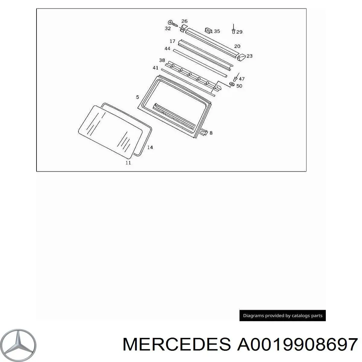  Mercedes A0019908697 ціна, від 1.89 USD