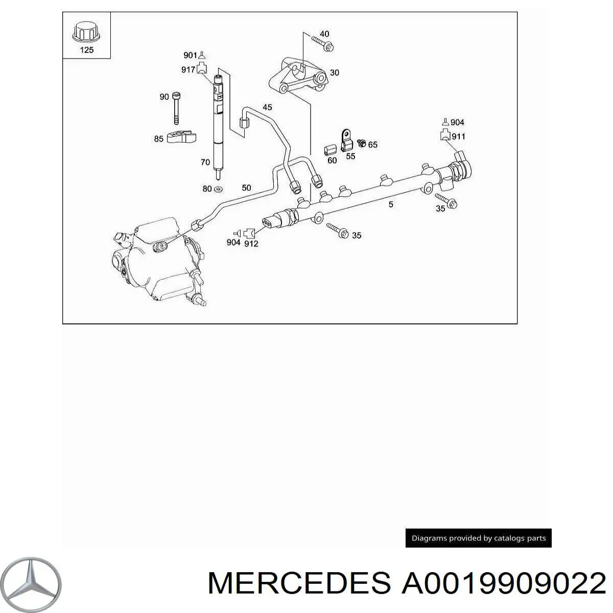 Купити A0029907222 Mercedes 