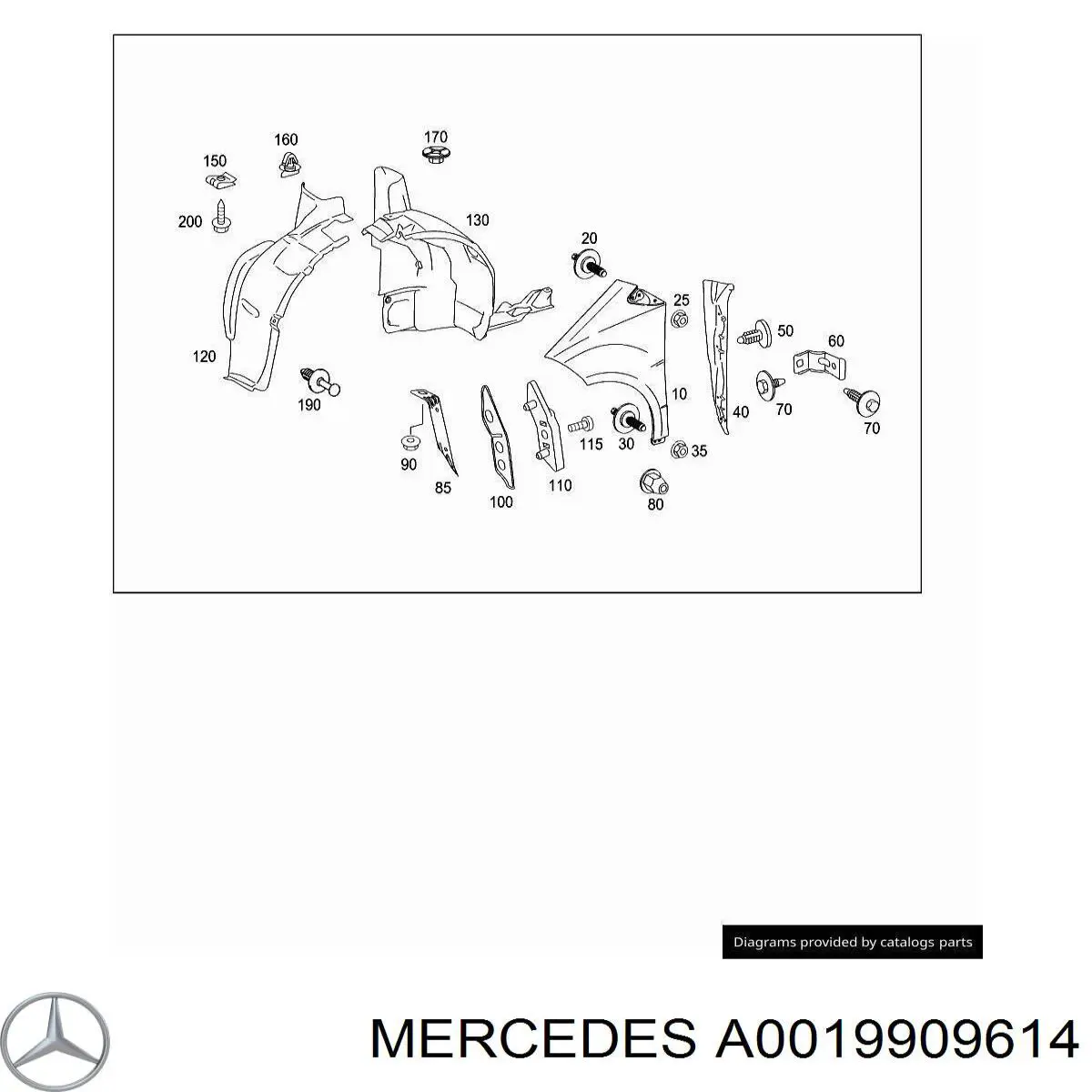  0019909614 Mercedes