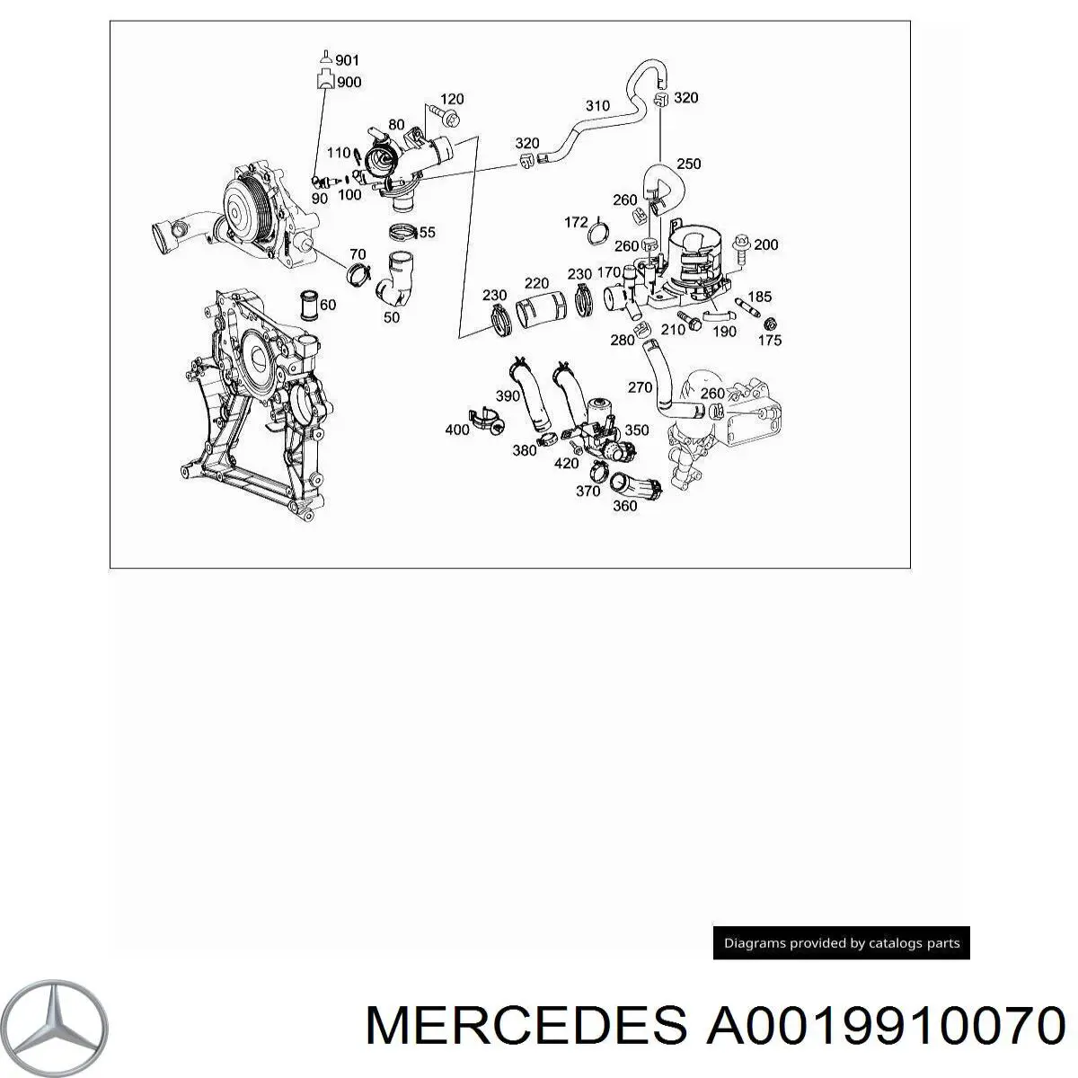  Mercedes A0019910070 ціна, від 2.26 USD