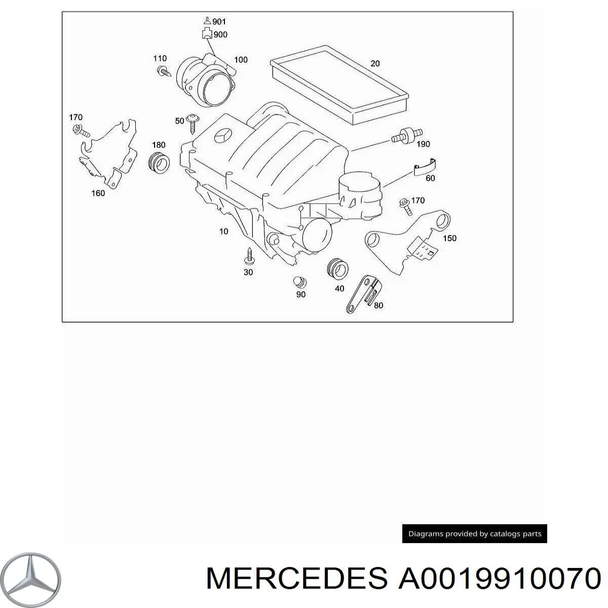 A0019910070 Mercedes 