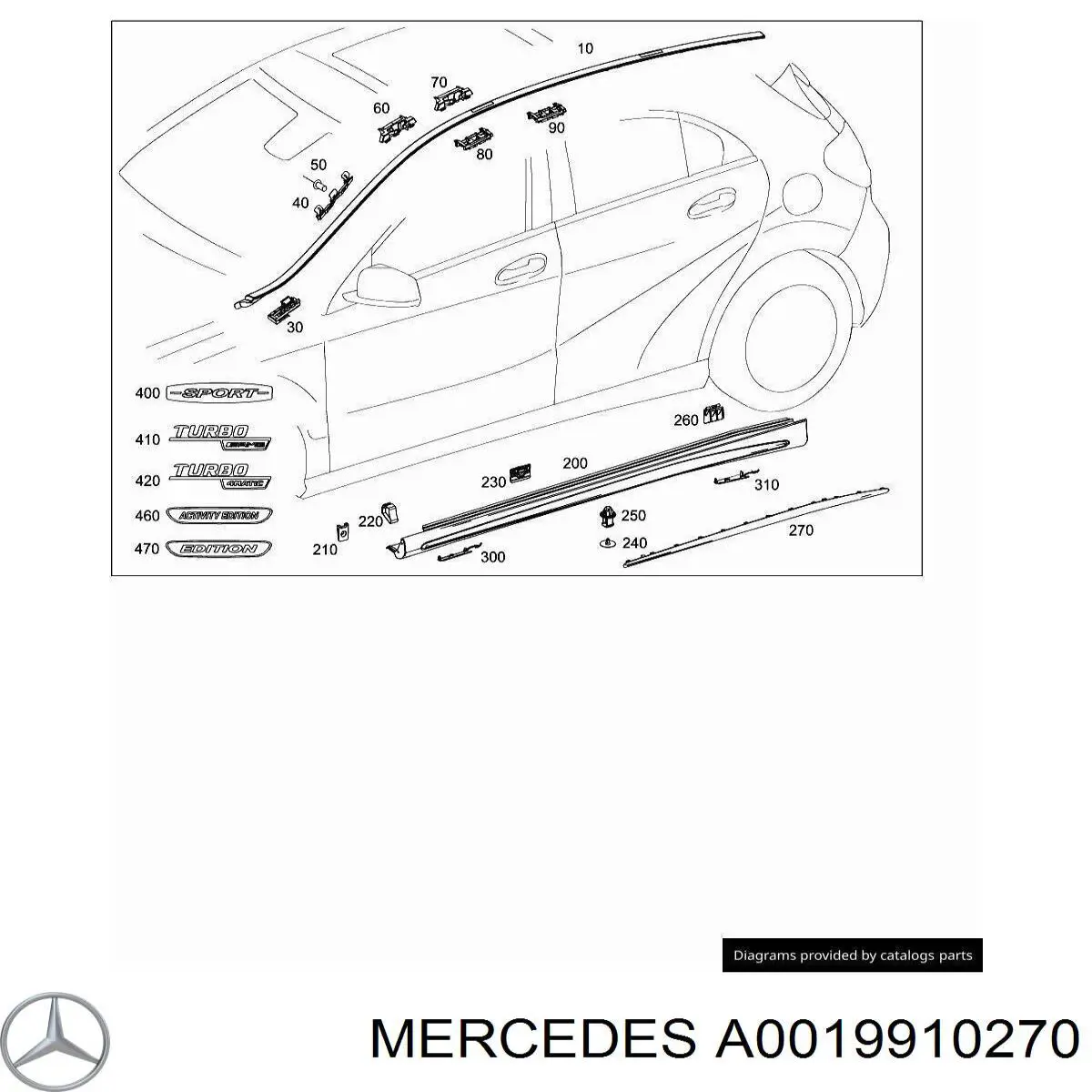 Купити A0019910270 Mercedes 