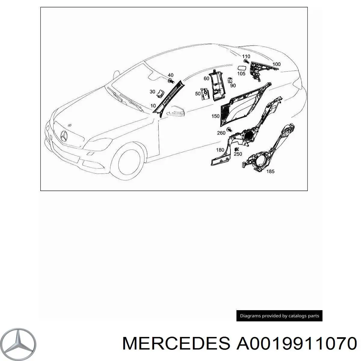  A0019911070 Mercedes