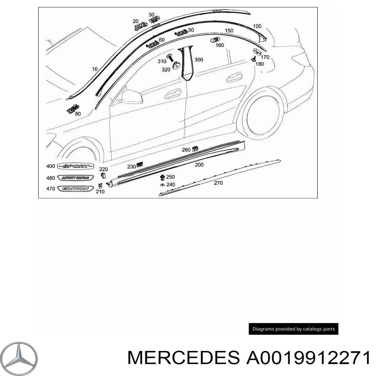  Mercedes A0019912271 ціна, від 4.08 USD