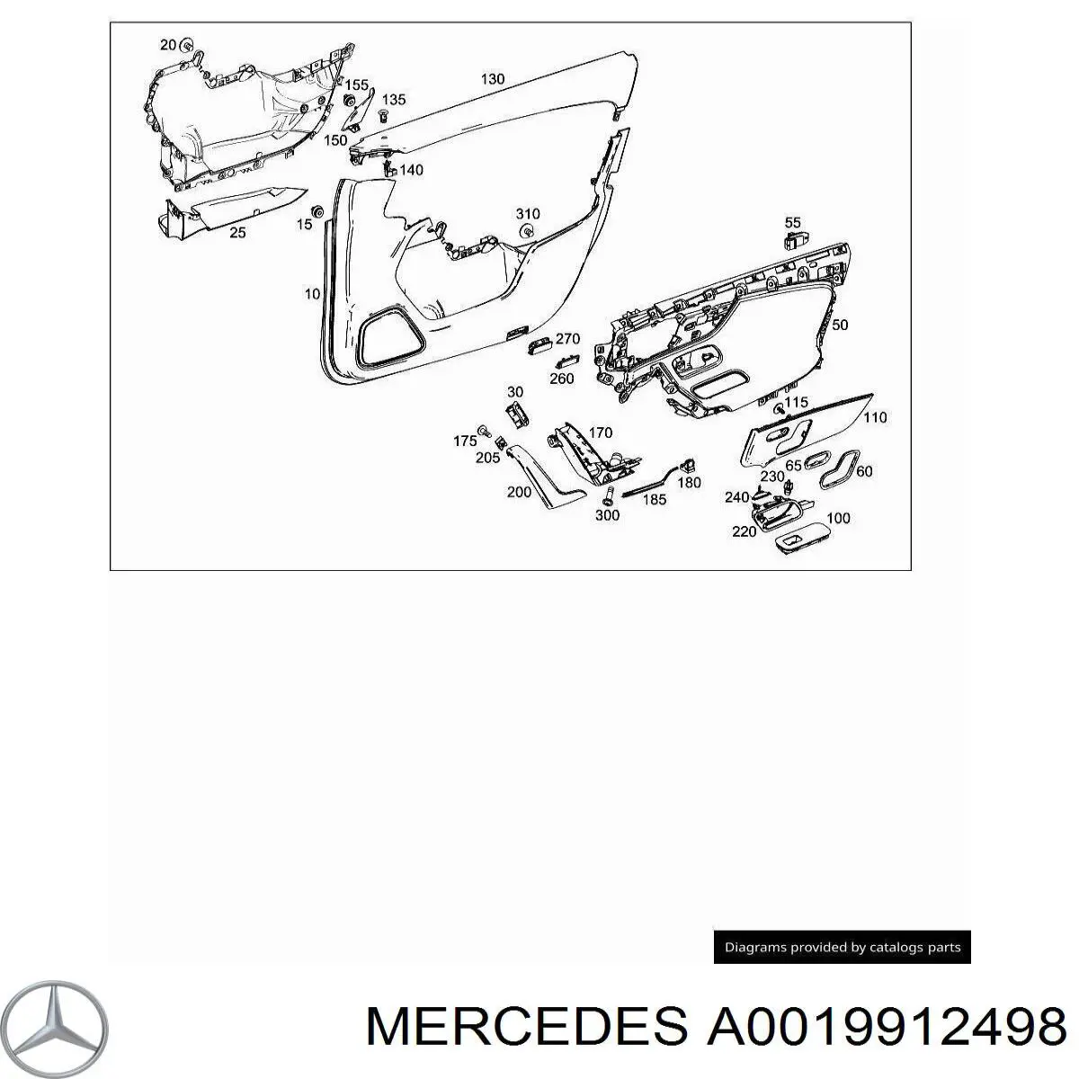 Mercedes A0019912498 ціна, від 5.19 USD