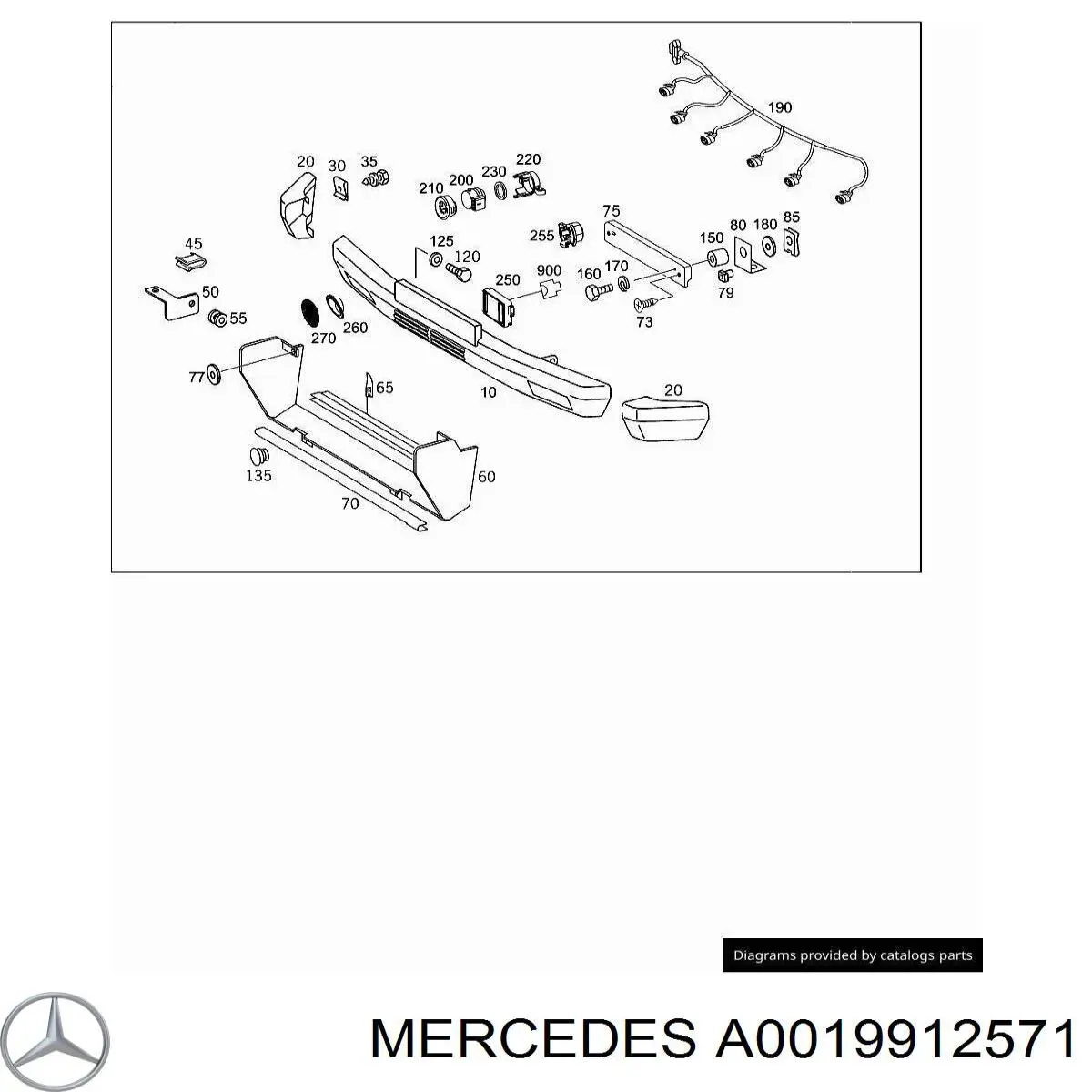  A0019912571 Mercedes