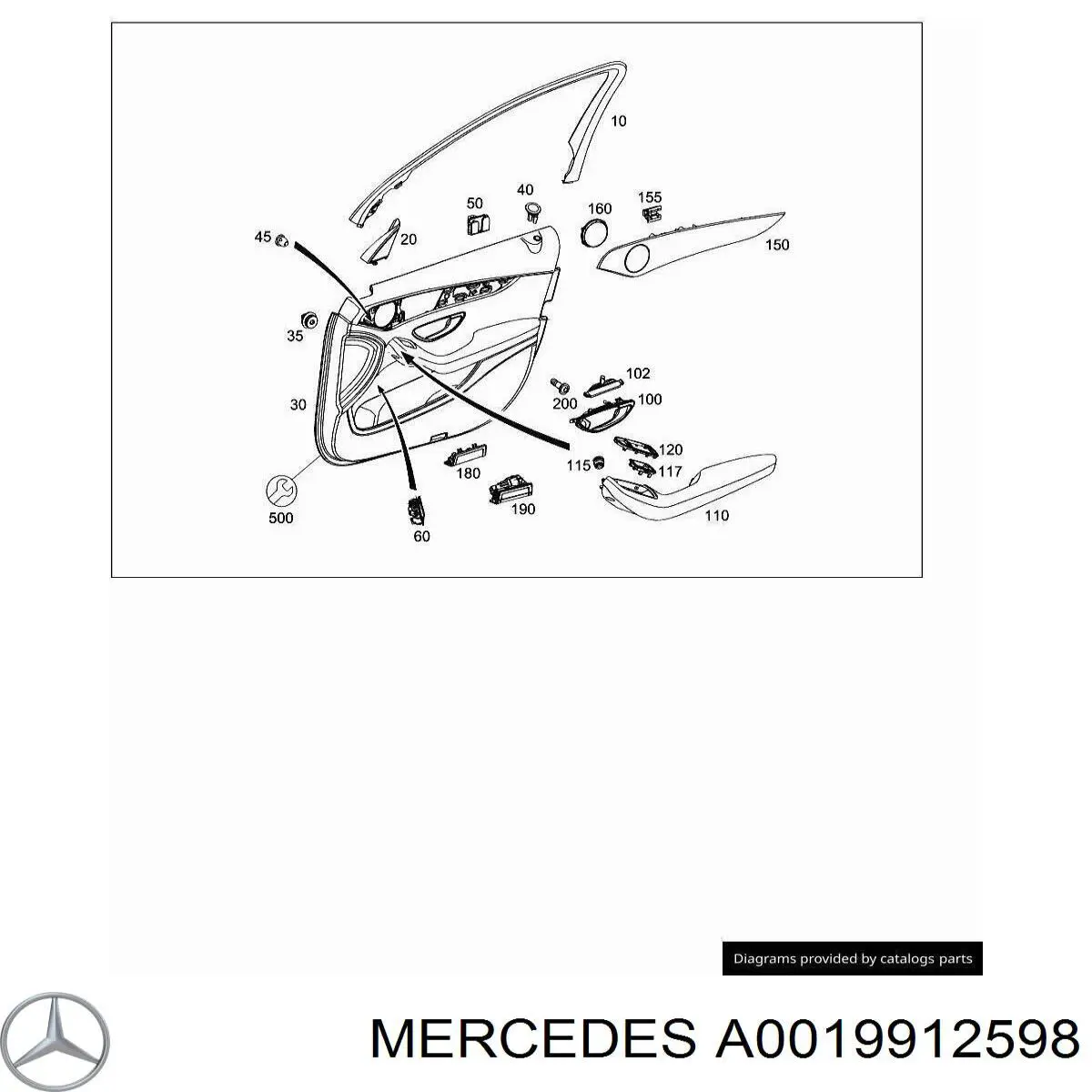  A0019912598 Mercedes