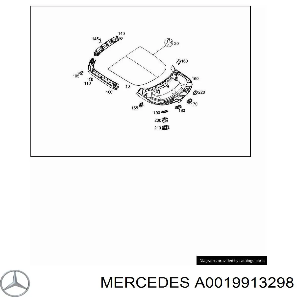  A0019913298 Mercedes