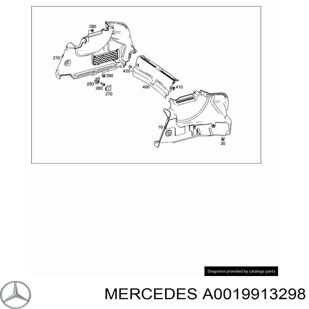  Mercedes A0019913298 ціна, від 4.64 USD