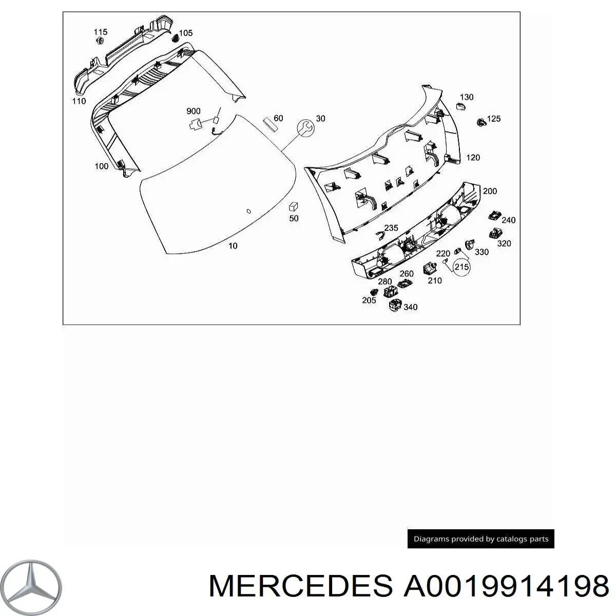 A0019914198 Mercedes 