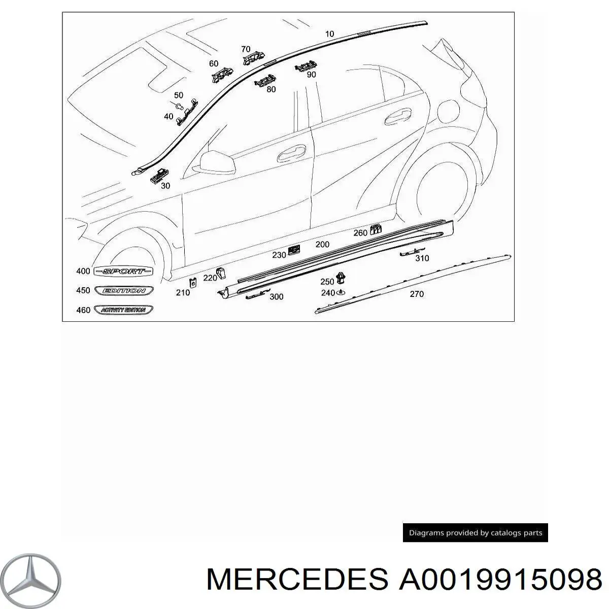 A0019915098 Mercedes 
