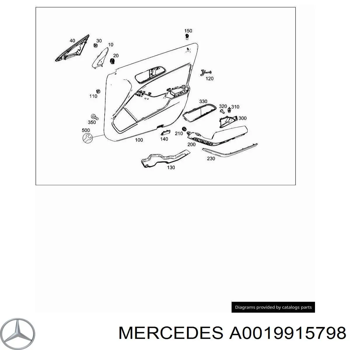  Mercedes A0019915798 ціна, від 0.48 USD