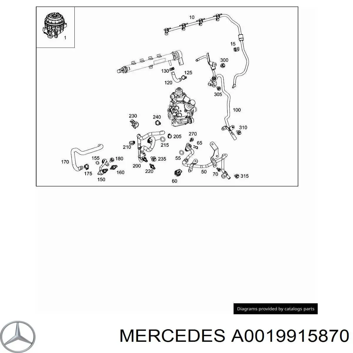  A0019915870 Mercedes