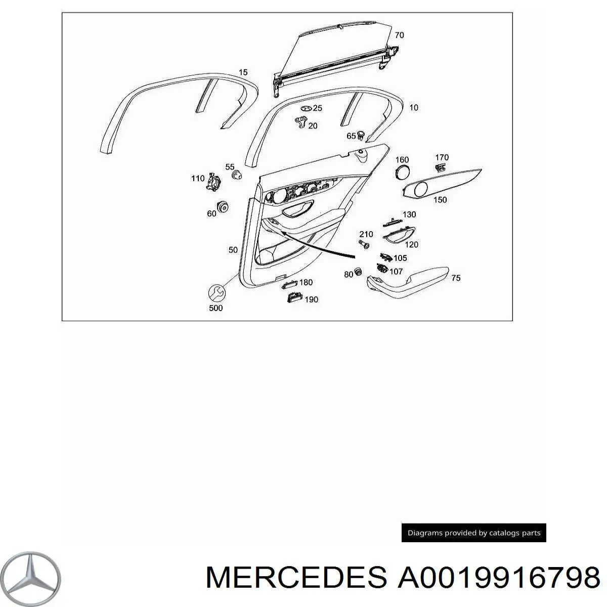  Mercedes A0019916798 ціна, від 3.84 USD