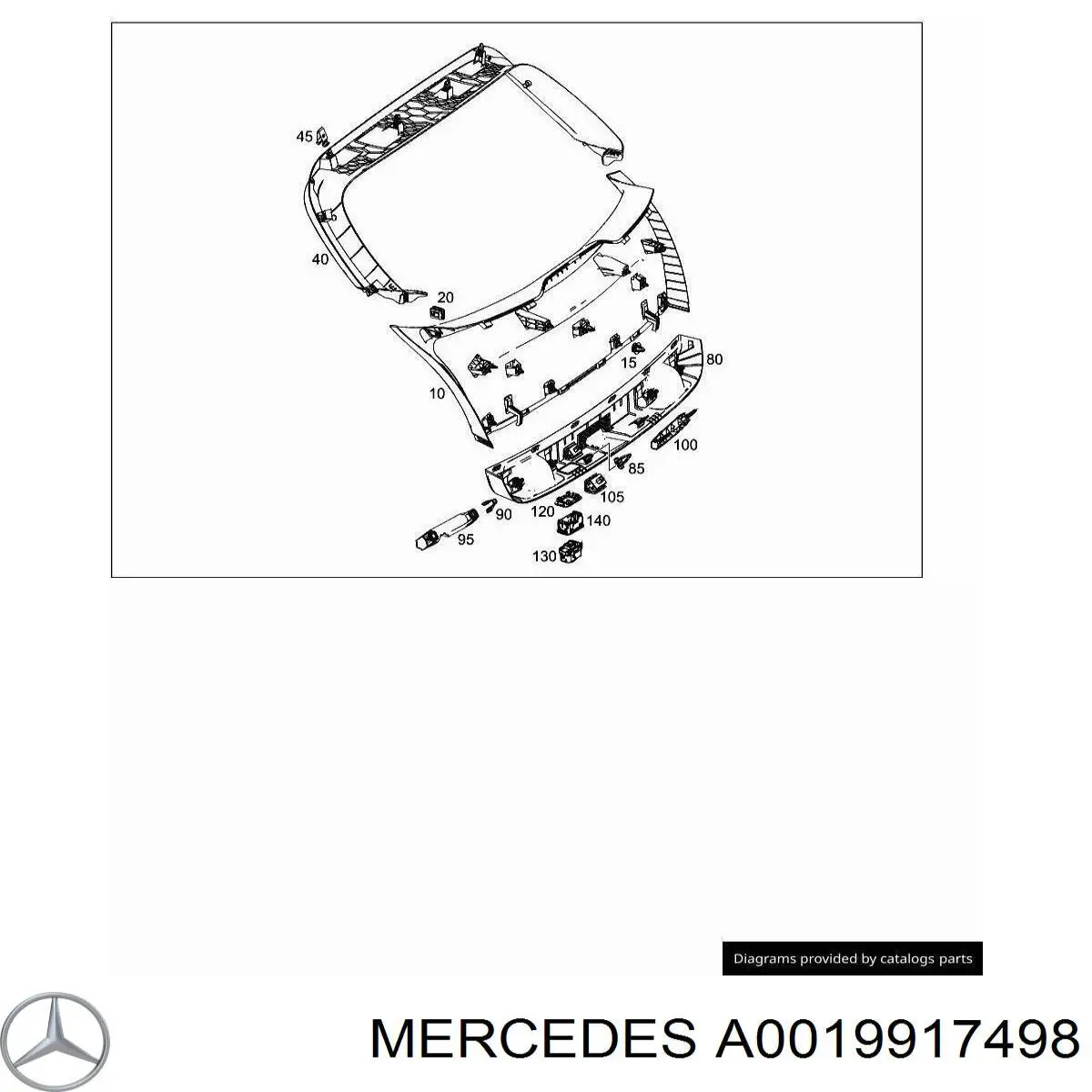 A0019917498 Mercedes 