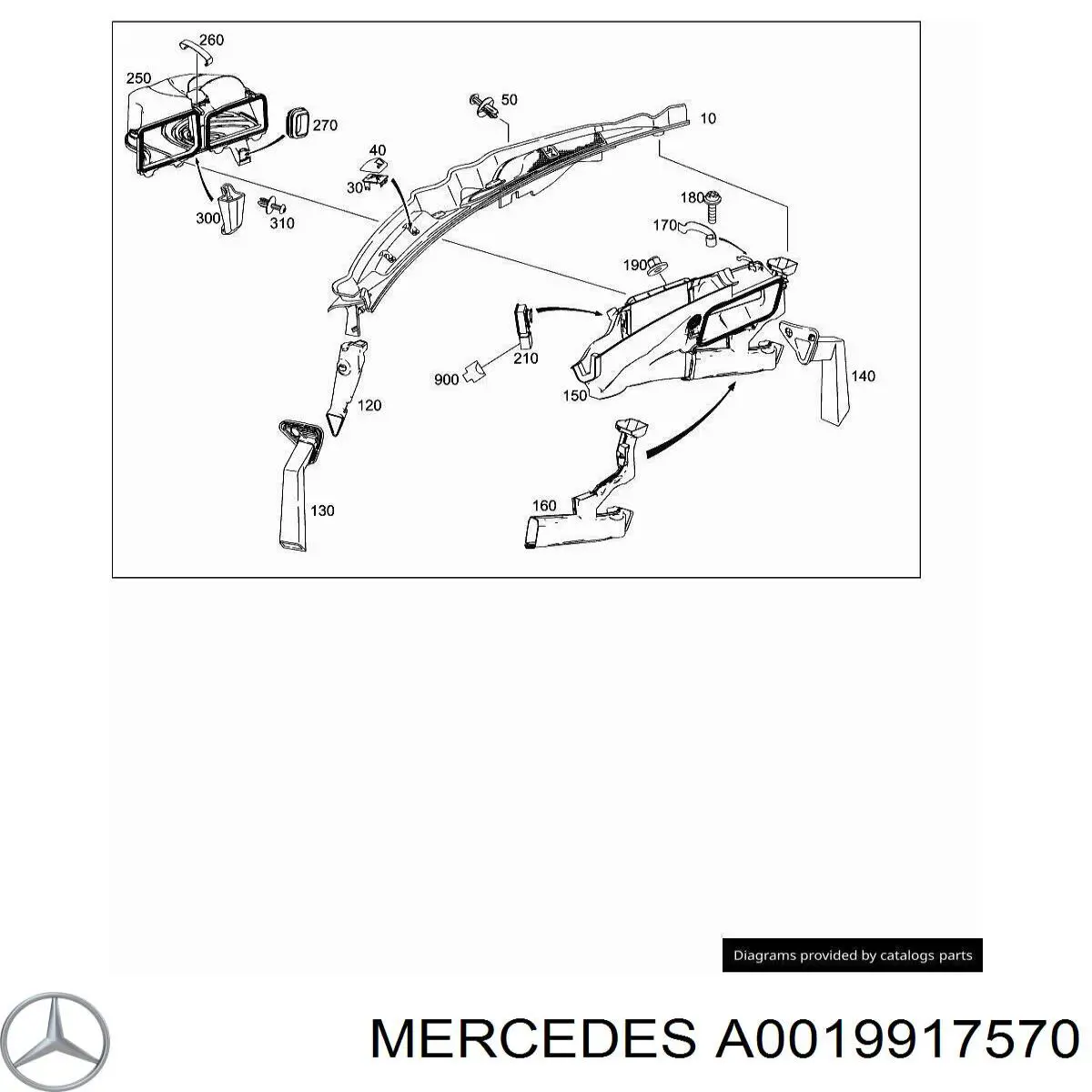  A0019917570 Mercedes