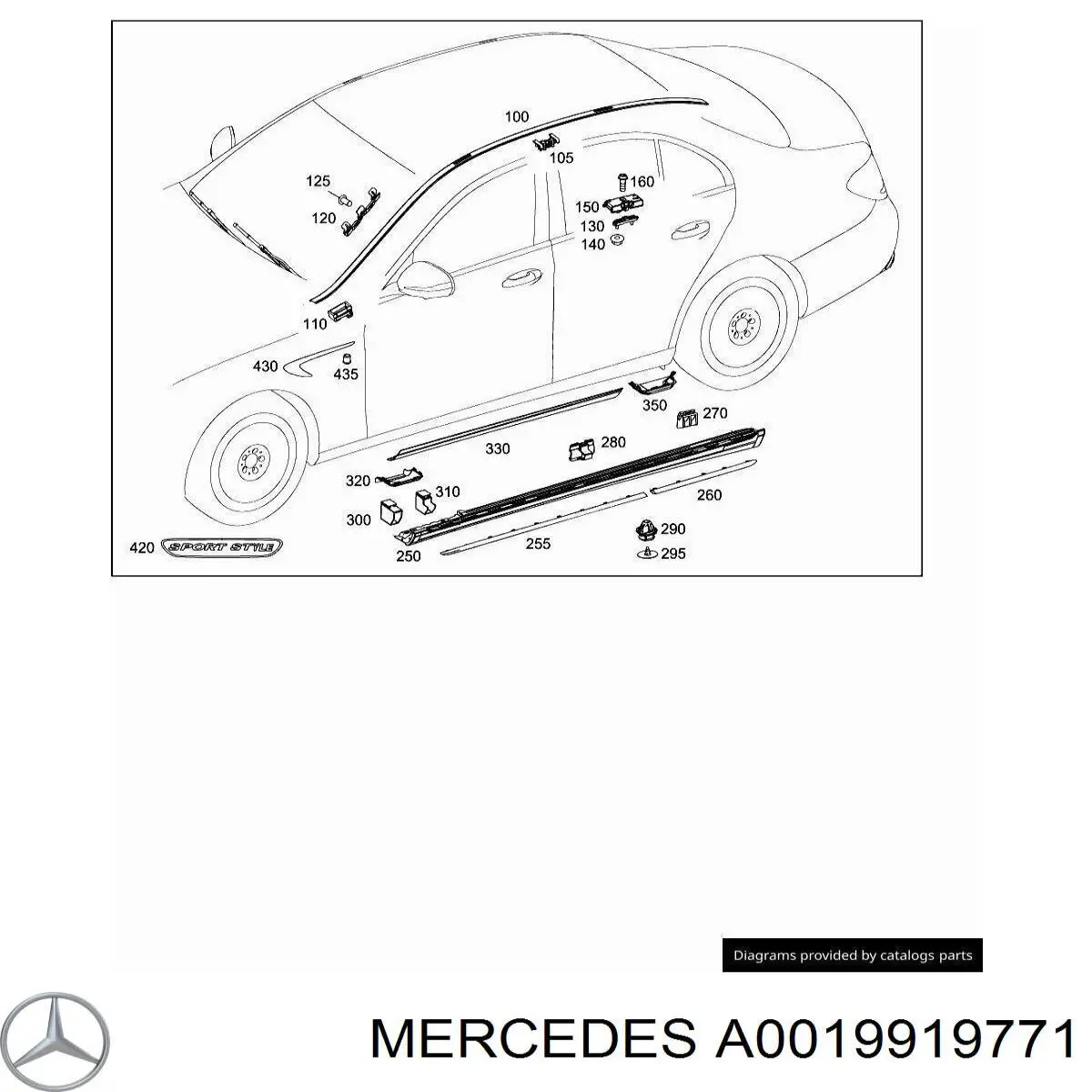  Mercedes A0019919771 ціна, від 5.63 USD