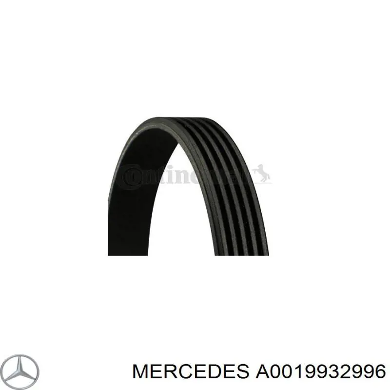 Купити A0019932996 Mercedes Ремінь генератора