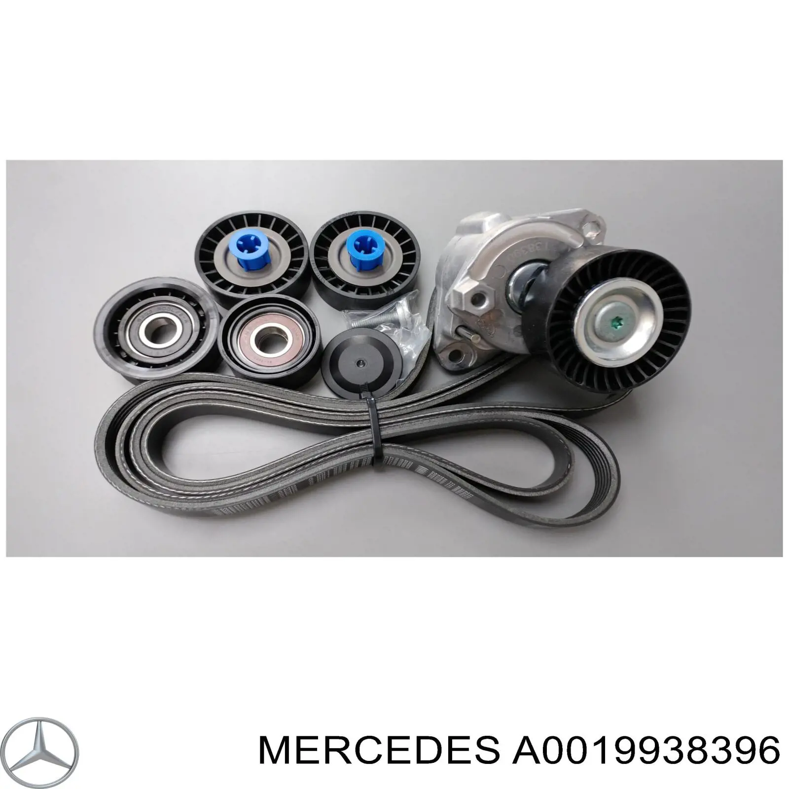 Ремінь приводний, агрегатів A0019938396 Mercedes