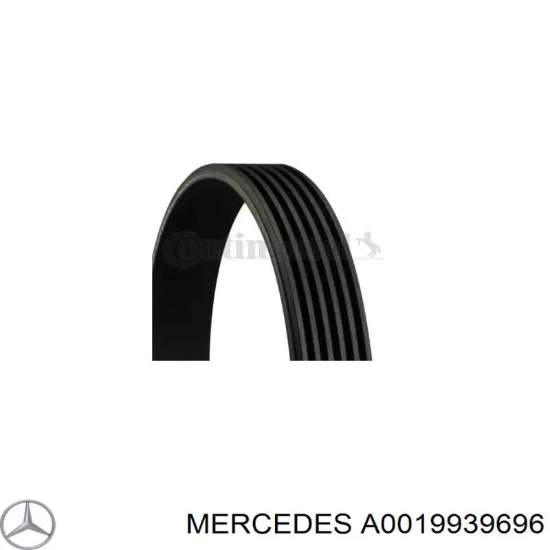 Ремінь генератора A0019939696 Mercedes