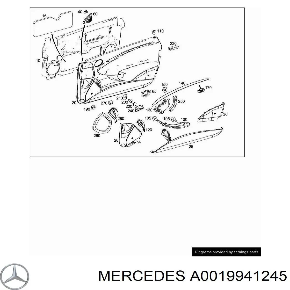 Пістон (кліп) кріплення обшивки дверей 7701057716 Renault (RVI)