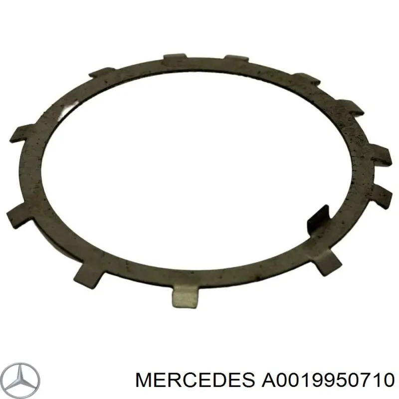 Хомут стяжний металевий, універсальний Mercedes A0059970690