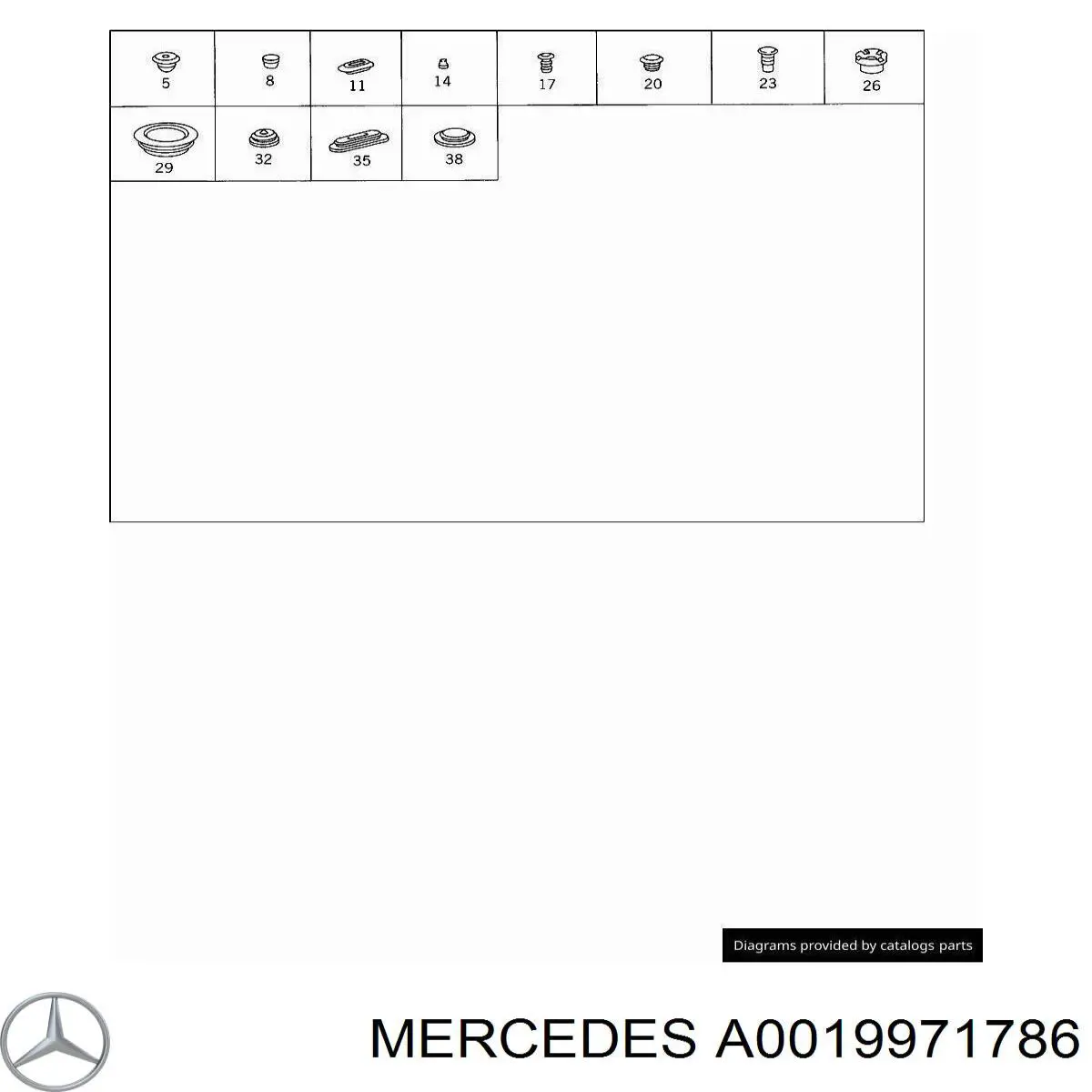  0019971786 Mercedes