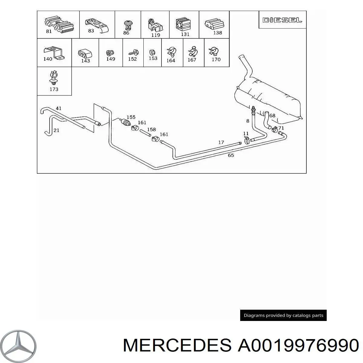  A0019976990 Mercedes