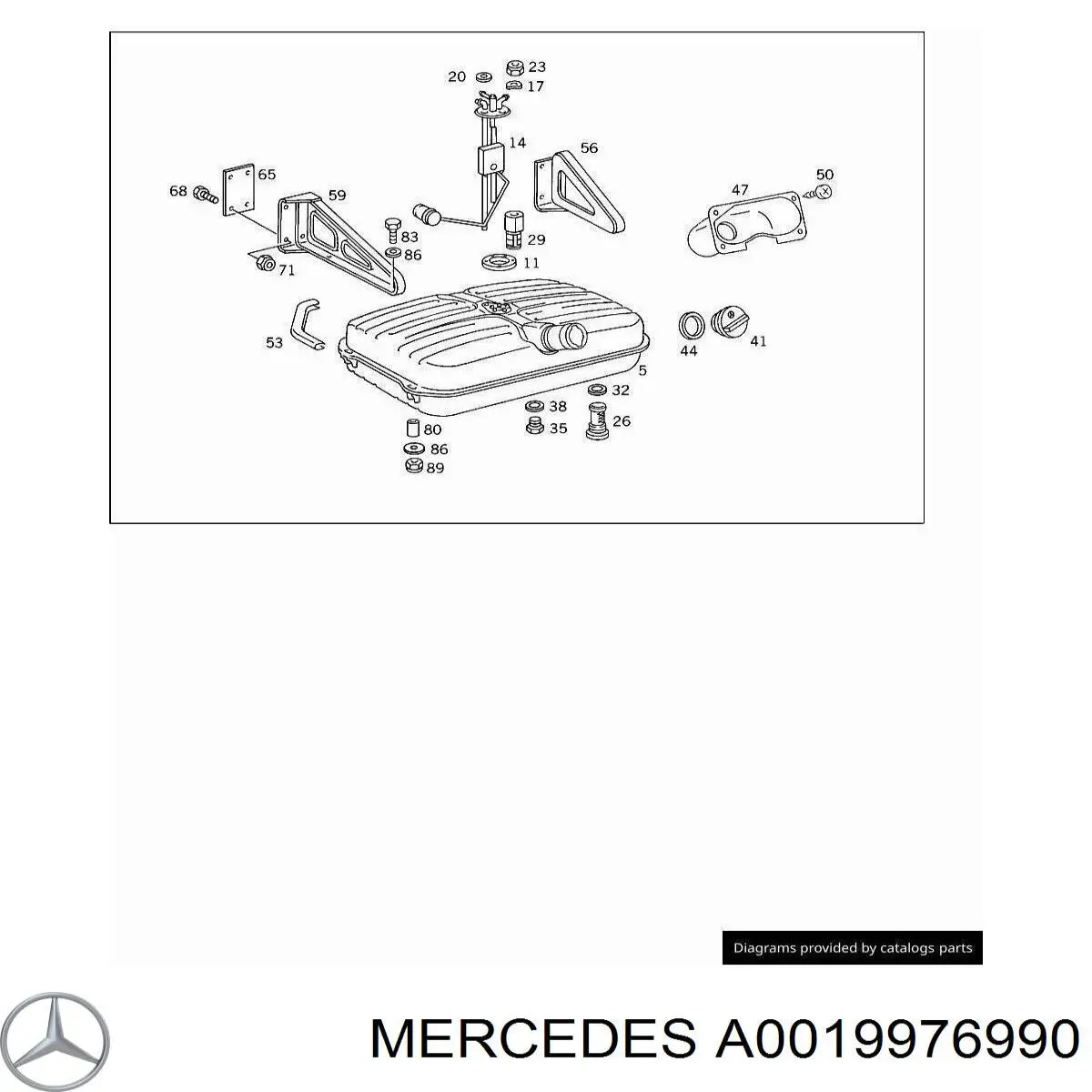 A0019976990 Mercedes 