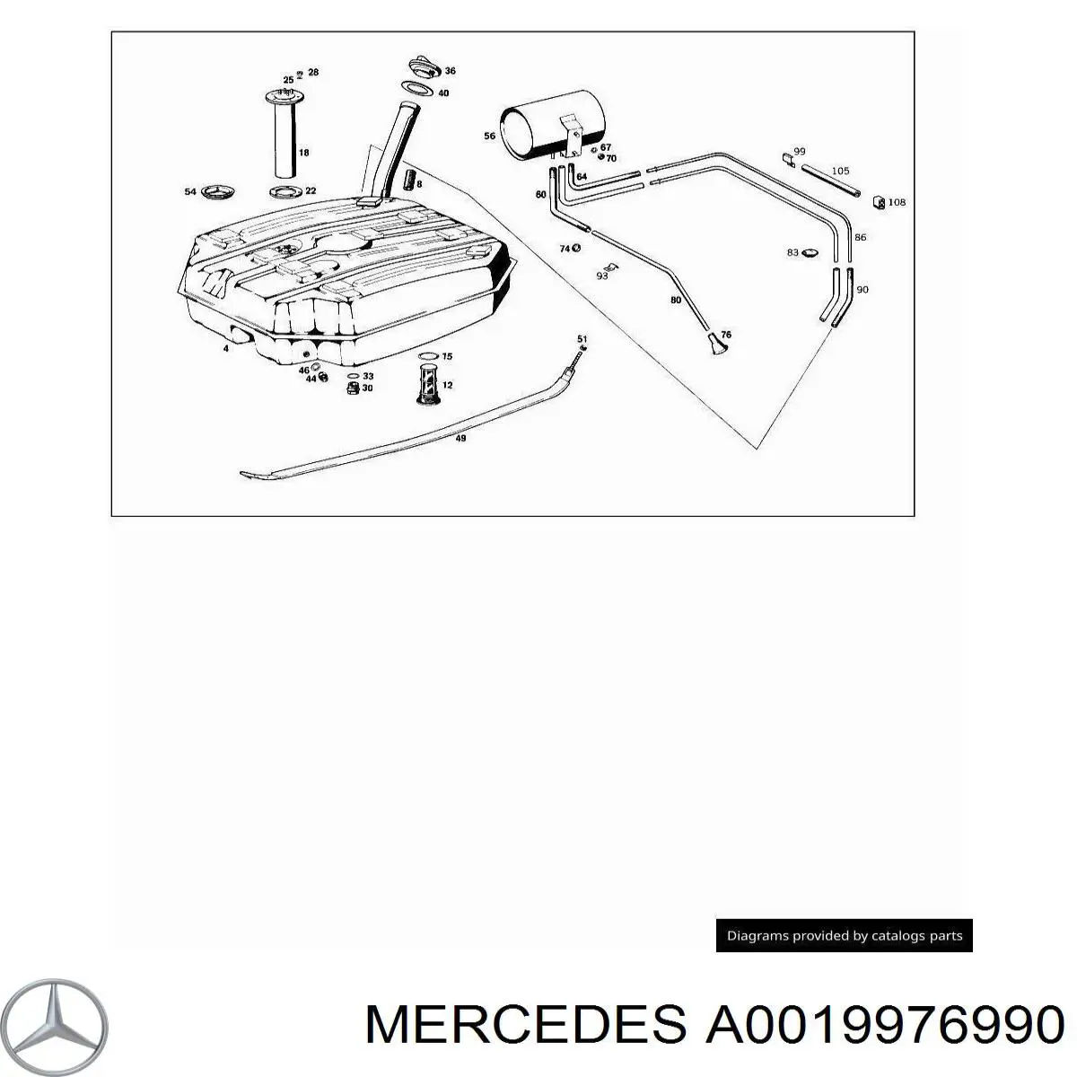 A0019976990 Mercedes 
