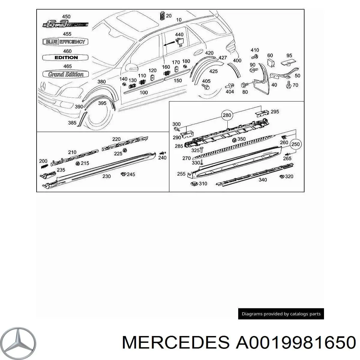 Купити A0019981650 Mercedes 