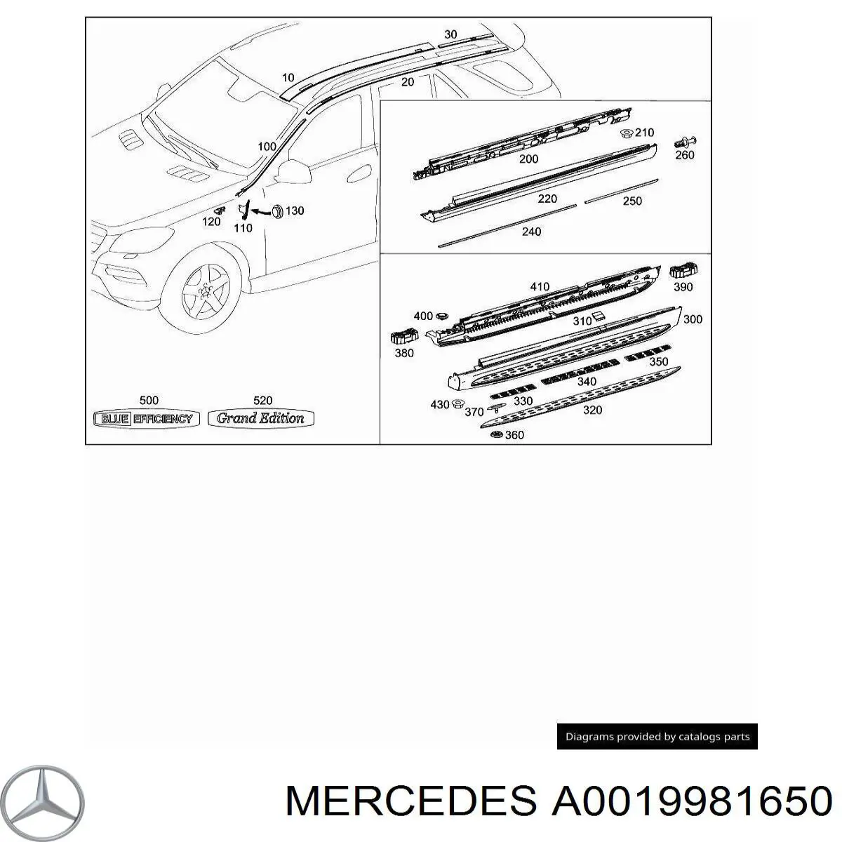  A0019981650 Mercedes