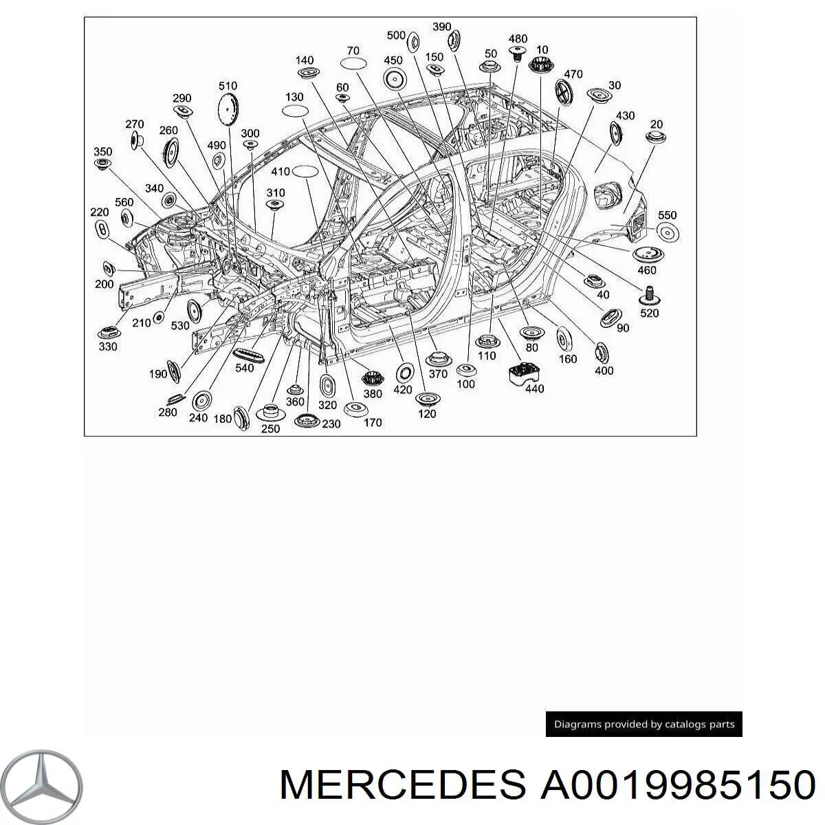  A0019985150 Mercedes