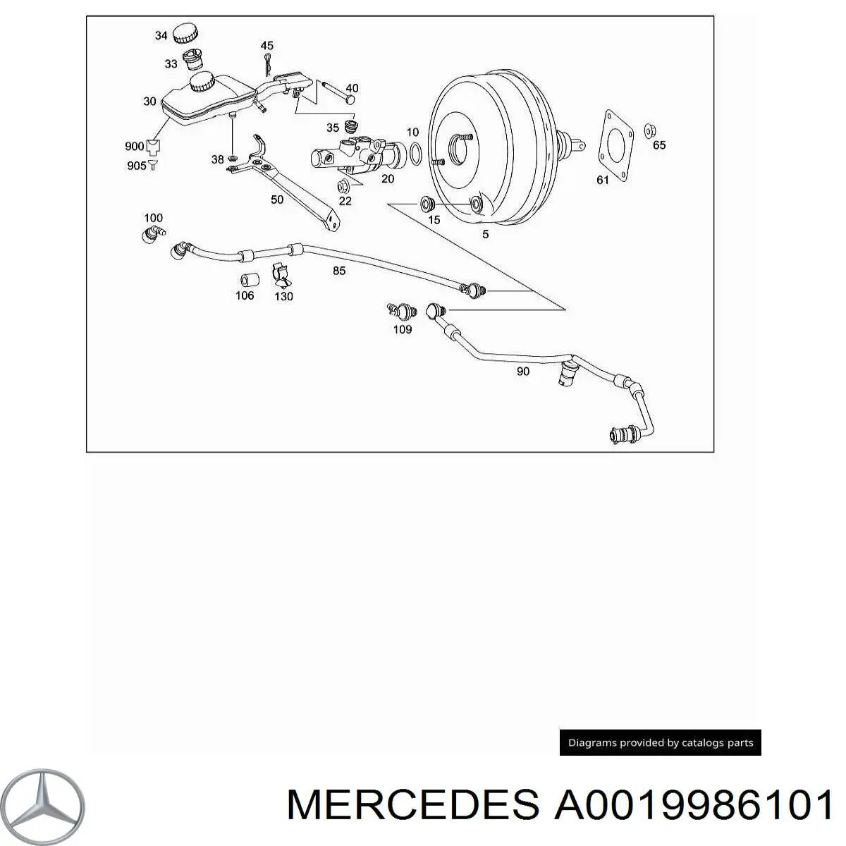  Mercedes A0019986101 ціна, від 9.10 USD