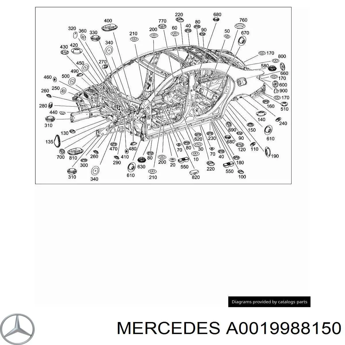 Купити A0039976886 Mercedes 
