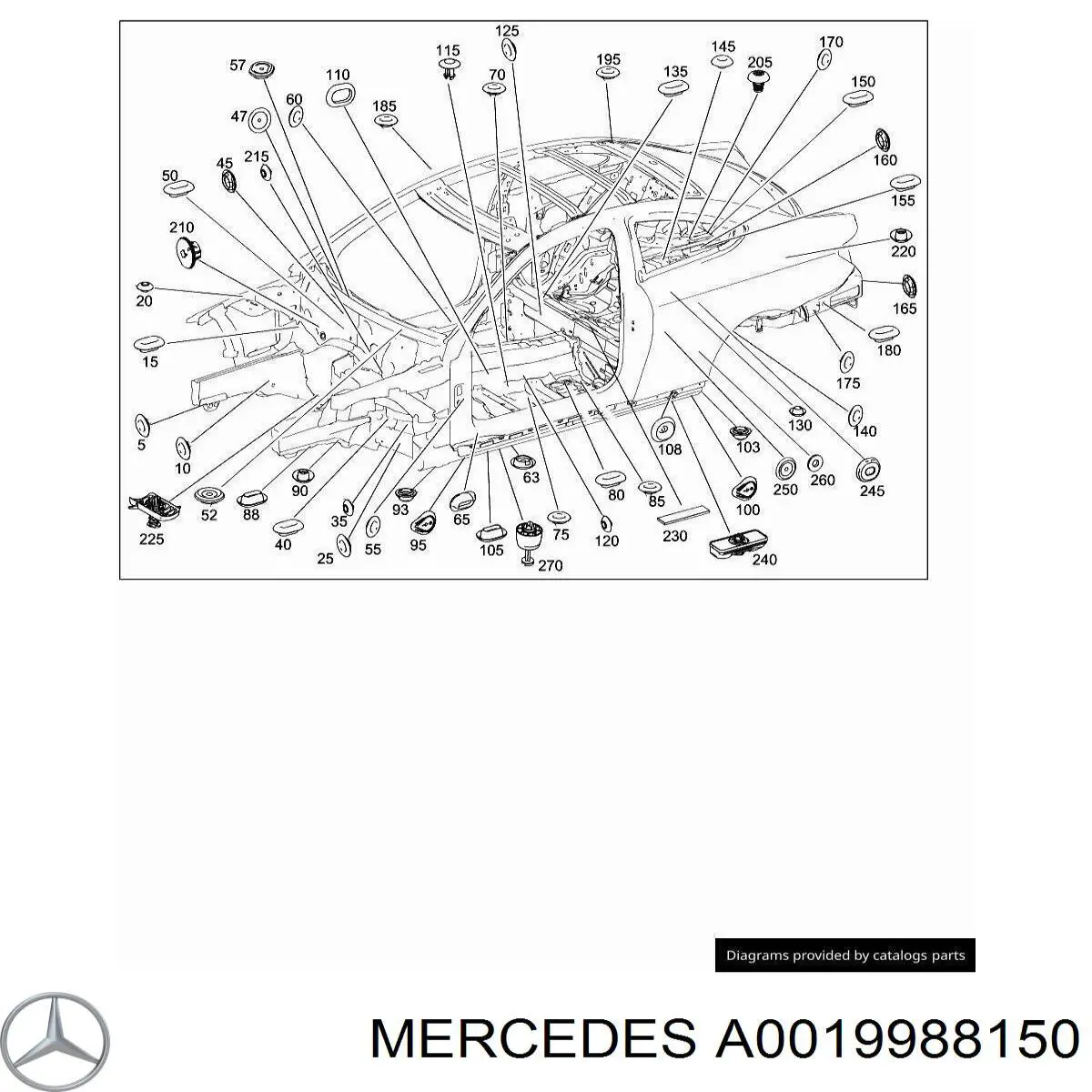  Mercedes A0039976886 ціна, від 3.02 USD