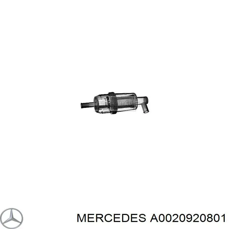 A0020920801 Mercedes фільтр паливний