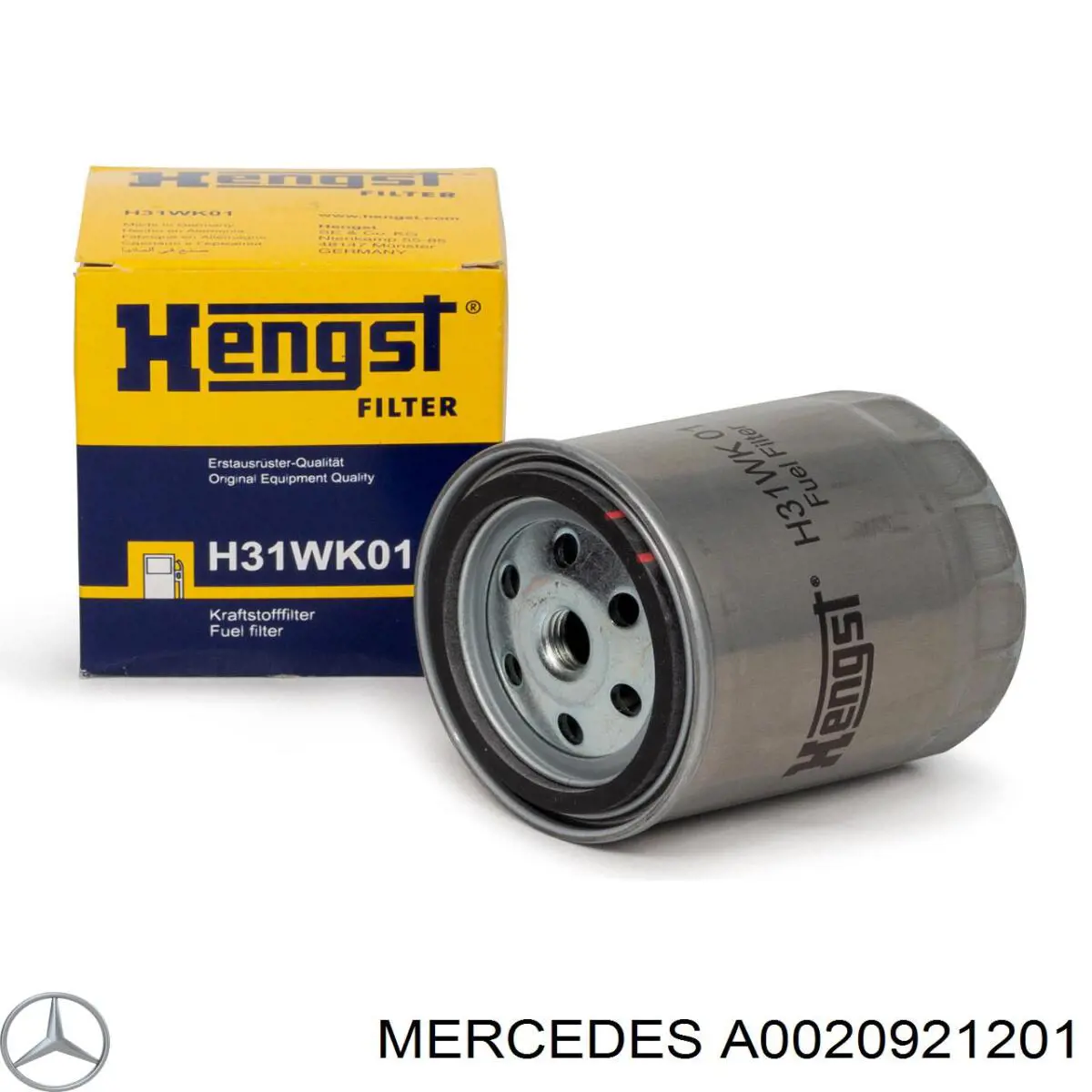 A0020921201 Mercedes фільтр паливний