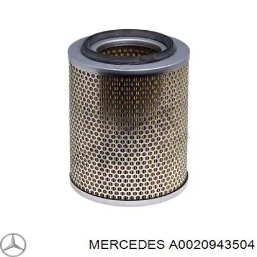A0020943504 Mercedes Повітряний фільтр двигуна