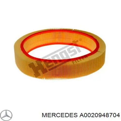 A0020948704 Mercedes фільтр повітряний