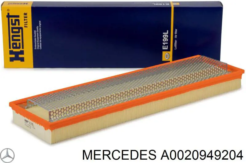 Елемент повітряного фільтра Mercedes A0020949204 ціна, від 13.62 USD