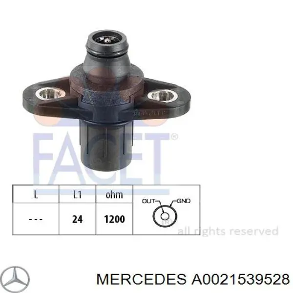 Датчик фаз Mercedes A0021539528 ціна, від 20.31 USD